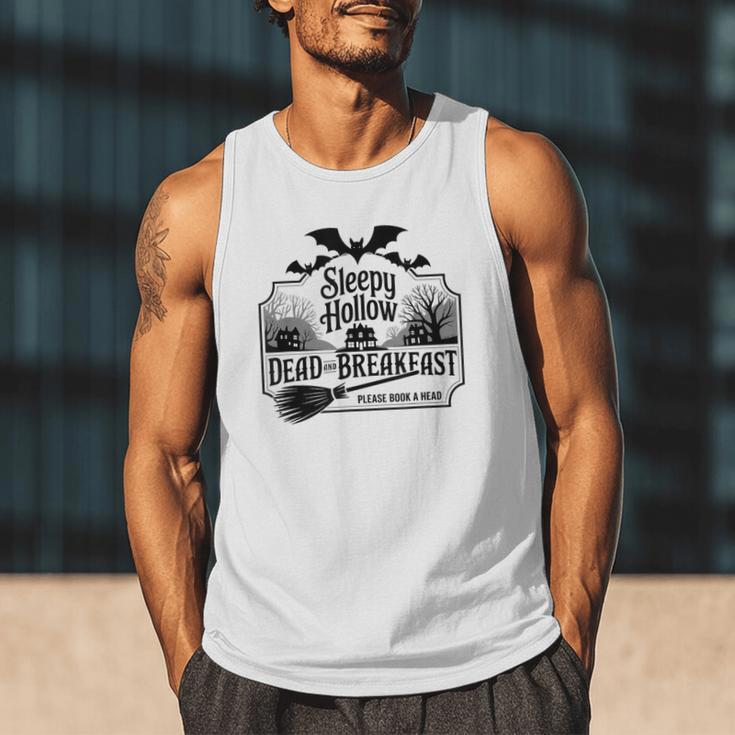 Sleepy Hollow Dead And Breakfast Please Book A Head Men Tank Top