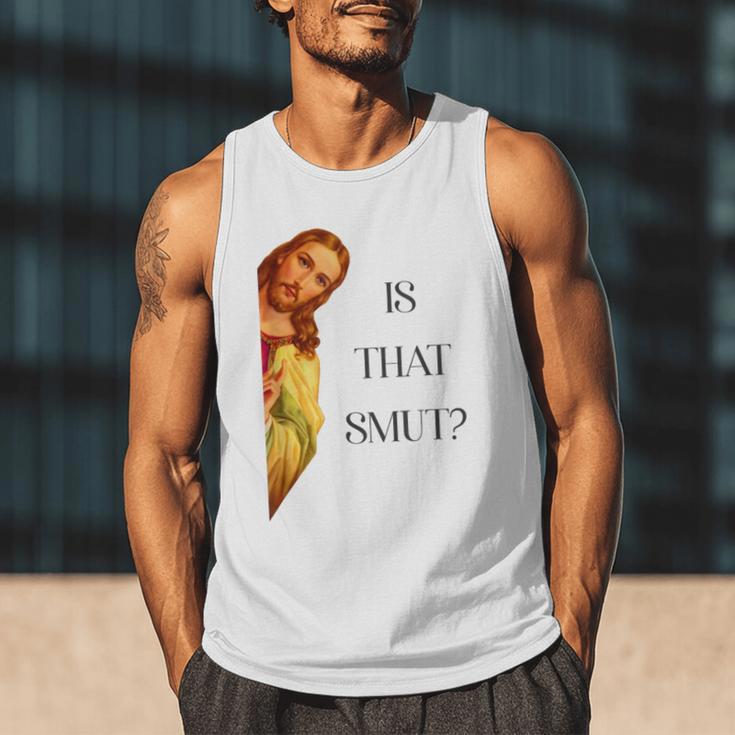 Is That Smut Jesus Book Spicy Smutty Books Men Tank Top