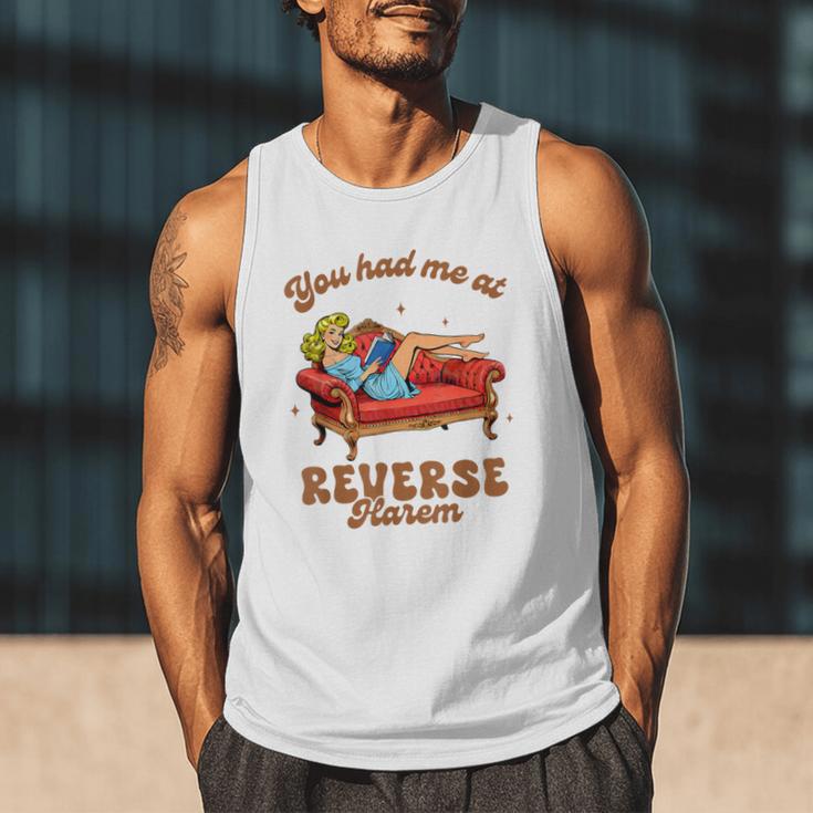 Smut Reader You Had Me At Reverse Harem Spicy Grey Book Men Tank Top