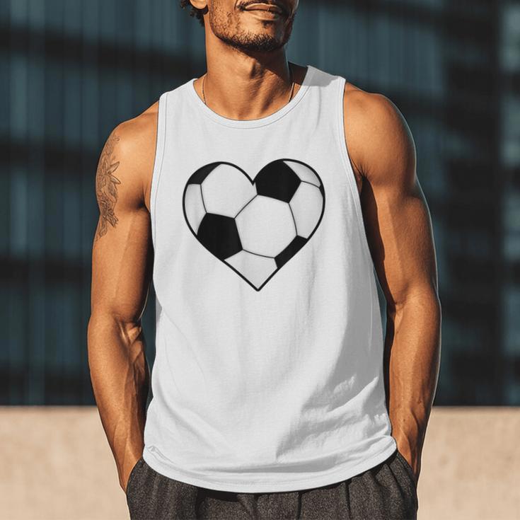 Soccer Ball Heart Idea For Mom Dad Kids T-Shirt Men Tank Top Soccer Ball Heart Idea For Mom Dad Kids T-Shirt Men Tank Top