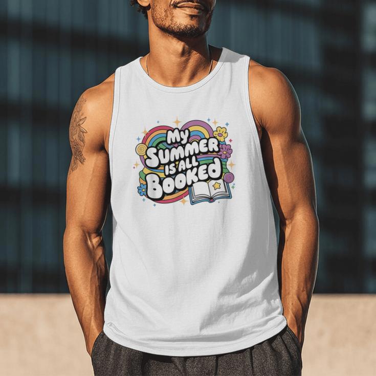 My Summer Is All Booked Book Reading Summer Reading For Men Women Men Tank Top My Summer Is All Booked Book Reading Summer Reading For Men Women Men Tank Top