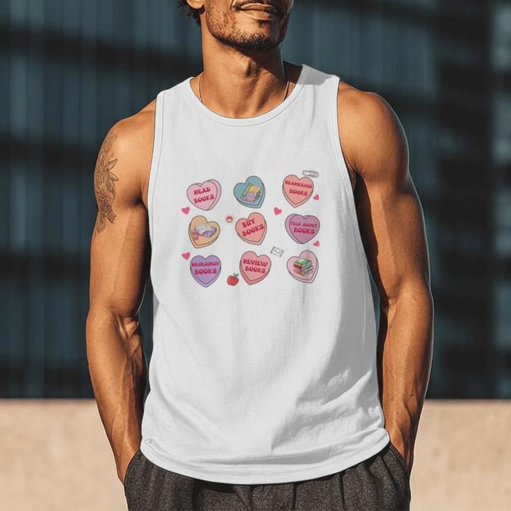 Things I Do On Valentines's Day Book Lover Candy Heart Men Tank Top Things I Do On Valentines's Day Book Lover Candy Heart Men Tank Top