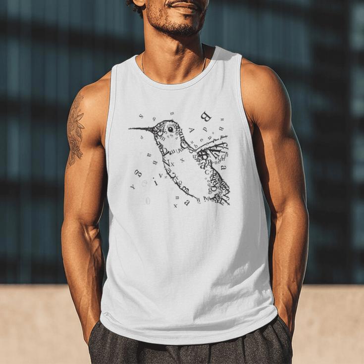 Tucson Festival Of Books TFOB 2010 Hummingbird Mascot Men Tank Top