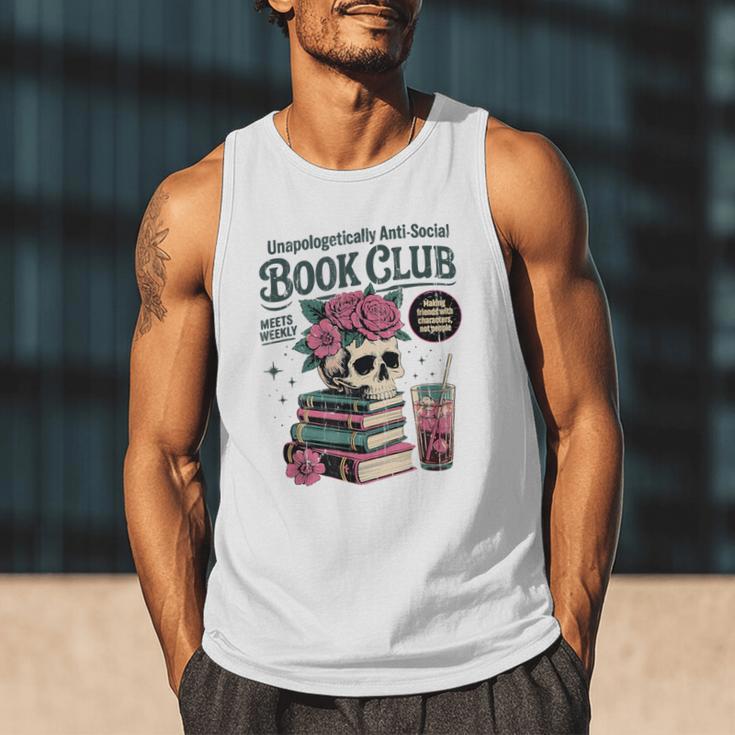 Unapologetically Anti Social Book Club Men Tank Top