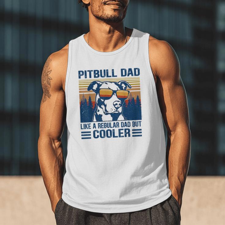 Vintage Pitbull Dad Like A Regular Dad But Cooler Men Tank Top Vintage Pitbull Dad Like A Regular Dad But Cooler Men Tank Top