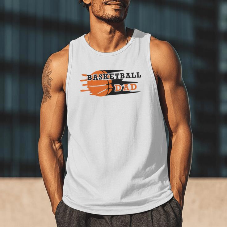 Vintage Proud Basketball Dad Fathers Day Basketball Player Men Tank Top
