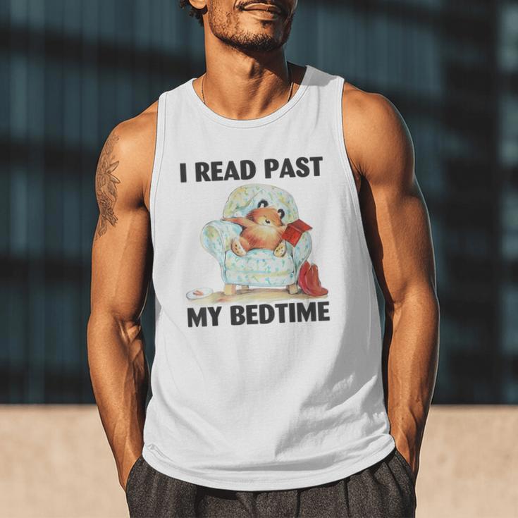 Vintage I Read Past My Bedtime Cute Sleeping Bear Book Lover Men Tank Top Vintage I Read Past My Bedtime Cute Sleeping Bear Book Lover Men Tank Top
