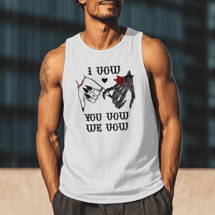 I Vow You Vow We Vow Merch Dark Romance Smutty Book Smutt Men Tank Top