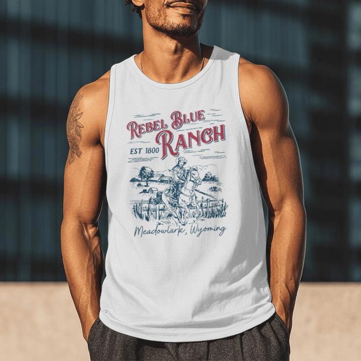 Western Book Love Cowboy Reader Bookish Bookworm Cowgirl Men Tank Top