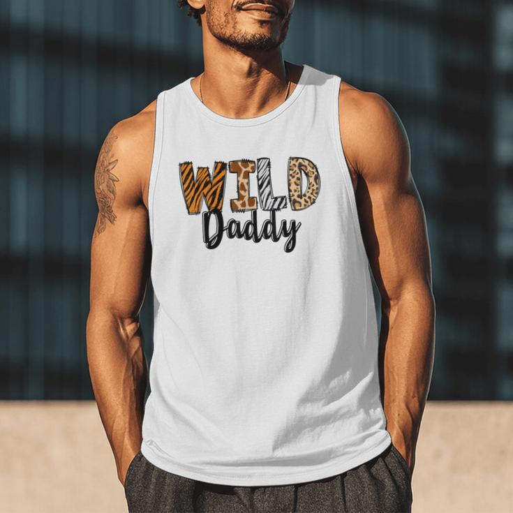 Wild Daddy Zoo Born Two Be Wild B-Day Safari Jungle Animal Men Tank Top
