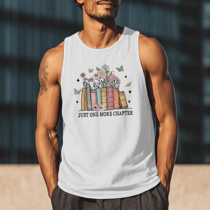 Wildflower Floral Book Just One More Chapter Men Tank Top Wildflower Floral Book Just One More Chapter Men Tank Top
