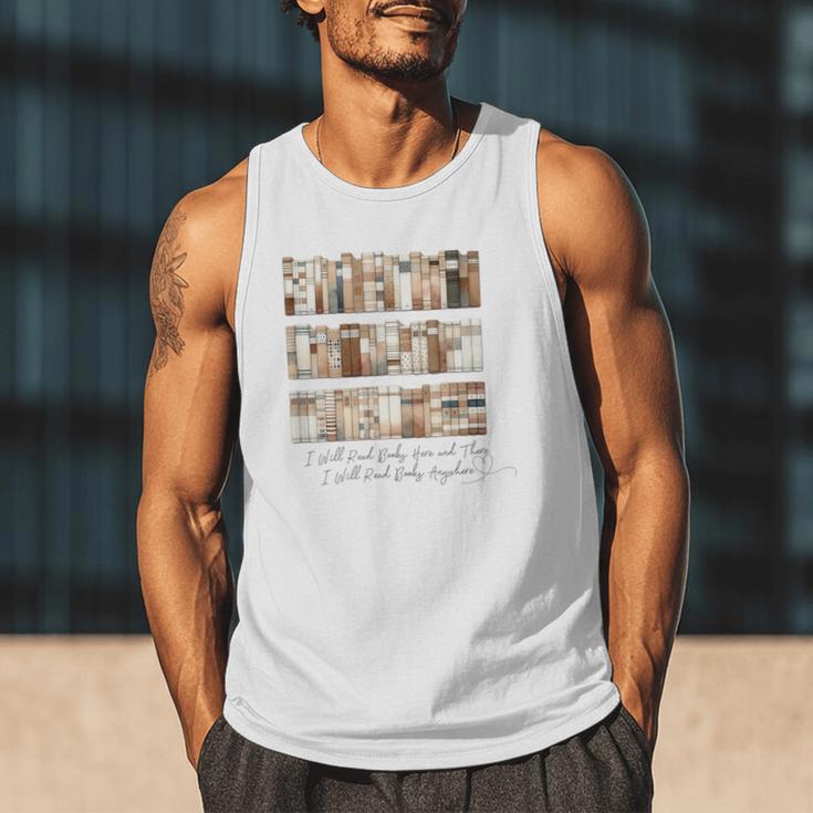 I Will Read Books Here And There I Will Read Books Anywhere Men Tank Top I Will Read Books Here And There I Will Read Books Anywhere Men Tank Top
