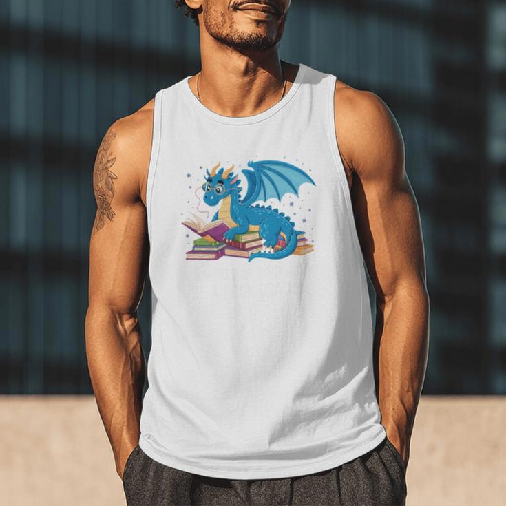 In A World Full Of Bookworms Be A Book Dragon Men Tank Top In A World Full Of Bookworms Be A Book Dragon Men Tank Top