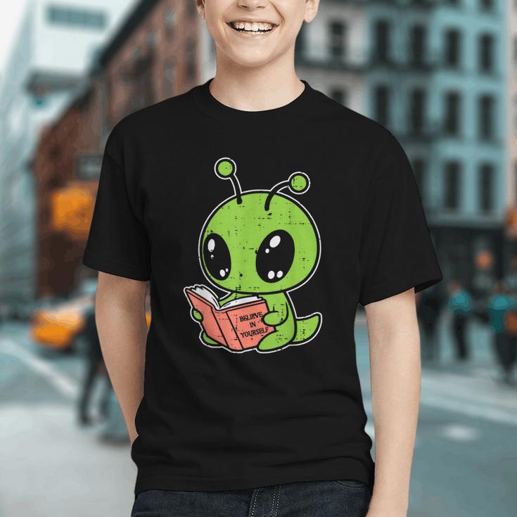 Alien Reading Book Believe In Yourself Kids Women Men Graphic Youth Alien Reading Book Believe In Yourself Kids Women Men Graphic Youth