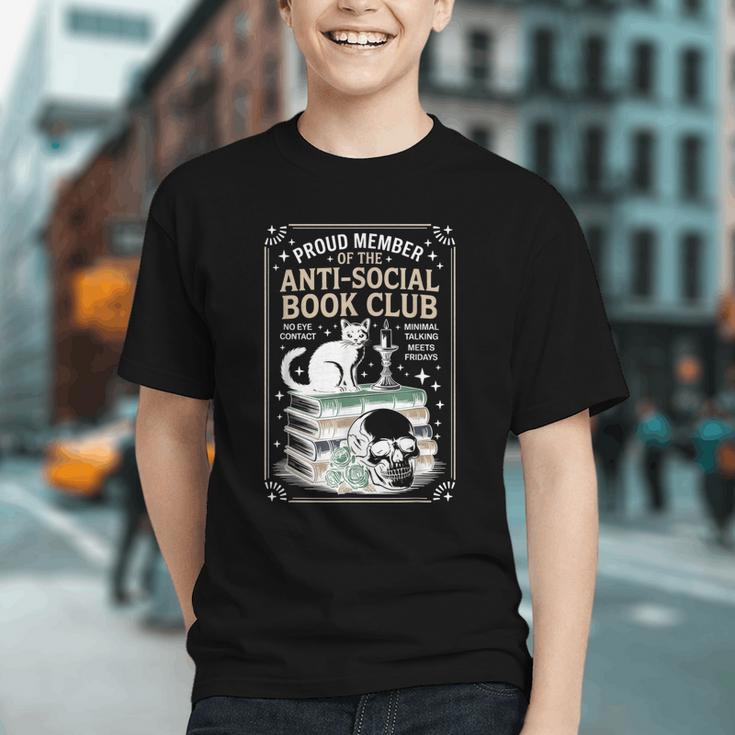 Anti-Social Book-Club Cat Graphic Graphic Youth Anti-Social Book-Club Cat Graphic Graphic Youth