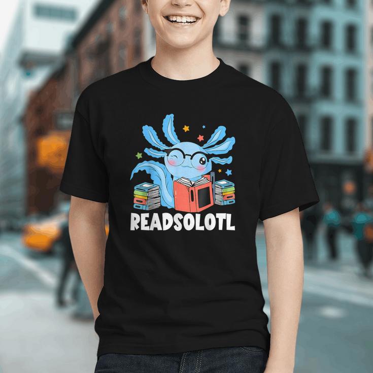 Axolotl Read Book Kawaii Reading Books For Men Women Graphic Youth
