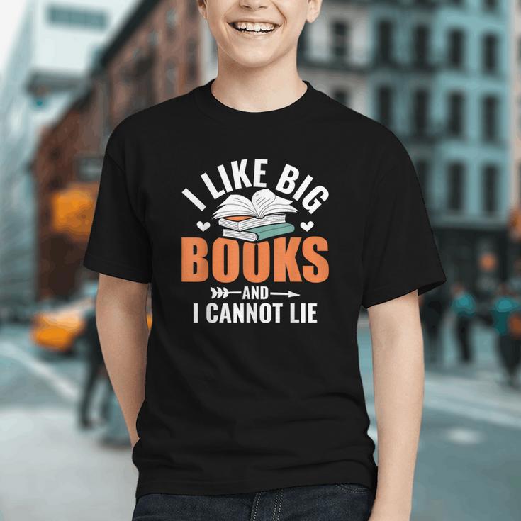 I Like Big Books I Cannot Lie School Librarian Book Lover Graphic Youth