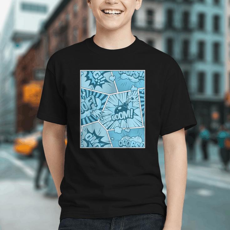 Blue Comic Book Blue Graphic Graphic Youth