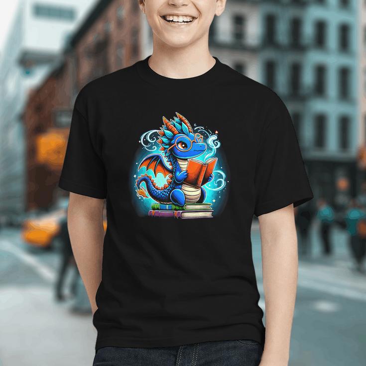Book Dragon Reading Lover Graphic Youth