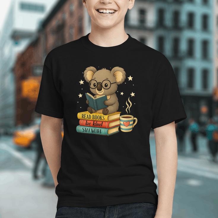 Book Lover Koala Reading Bookish Library Read Books Be Kind Graphic Youth