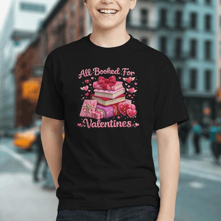 All Booked Valentine's Girly Teacher Coquette Love Graphic Youth