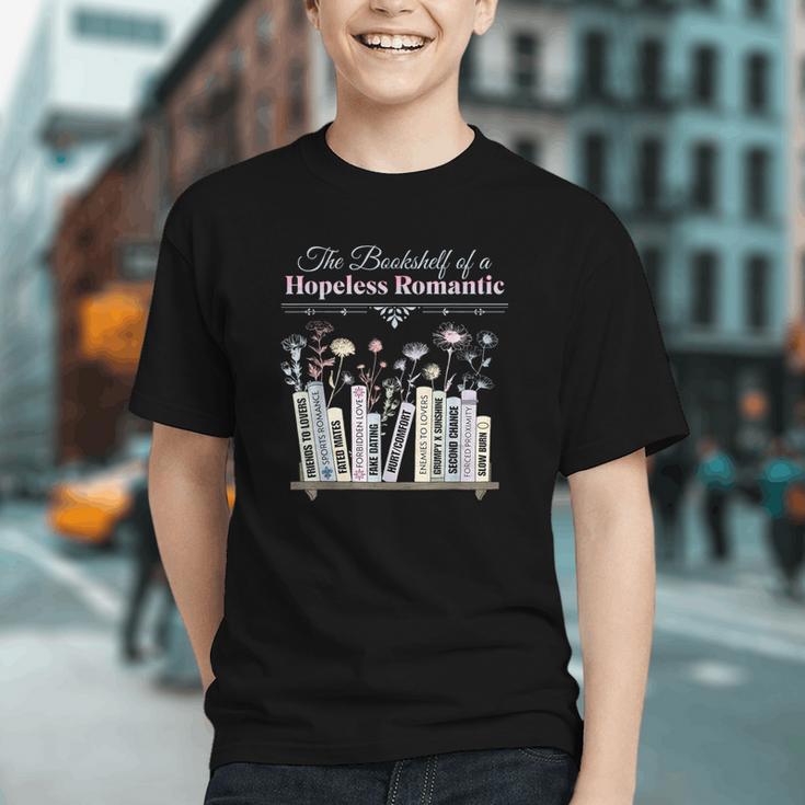 The Bookshelf Of a Hopeless Romantic Rom-Com Reading Bookish Graphic Youth