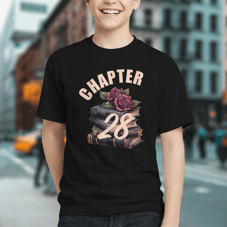 Chapter 28 28th Birthday Women Book Lovers Its My Birthday Graphic Youth