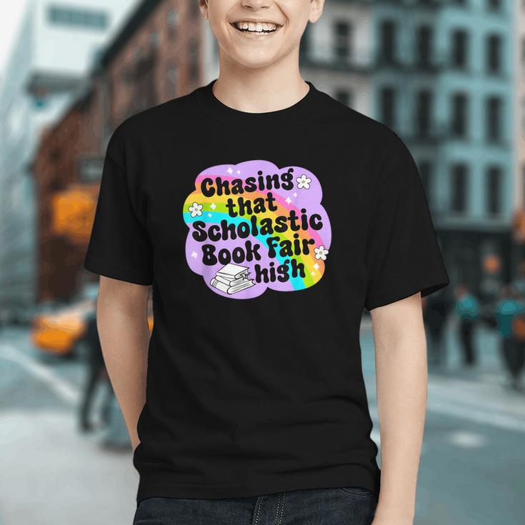 Chasing That Scholastic Book Fair High Book Lovers Graphic Youth