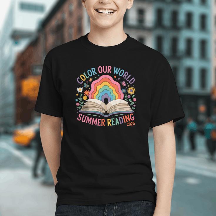 Color Our World Summer Reading 2025 Rainbow Art Book Graphic Youth