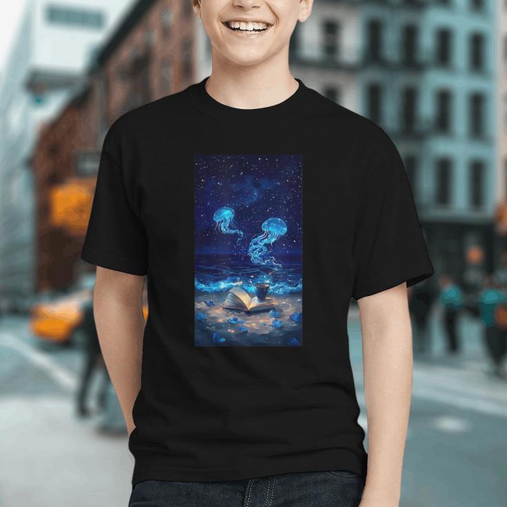 Cosmic Botanical Book Lover Reading Graphic Youth