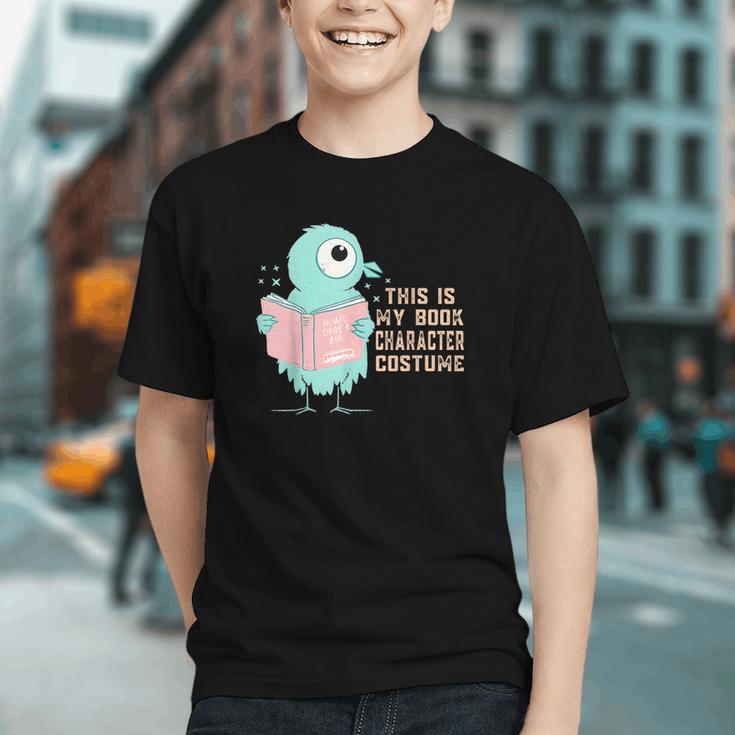 Cute Pigeon This Is My Book Character Costume For Reading Graphic Youth Cute Pigeon This Is My Book Character Costume For Reading Graphic Youth