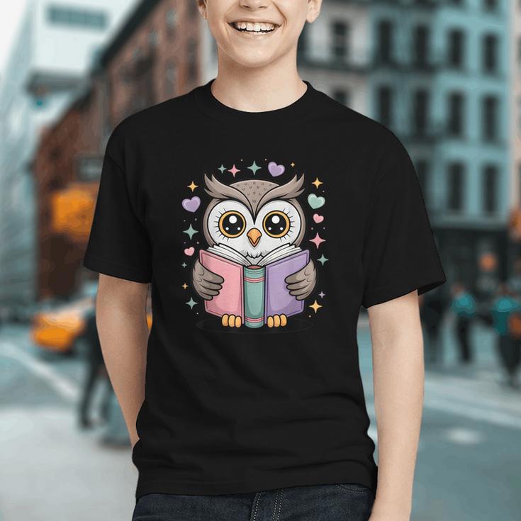 Cute Reading Owl Book Lover Teacher Librarian Bookworm Graphic Youth Cute Reading Owl Book Lover Teacher Librarian Bookworm Graphic Youth