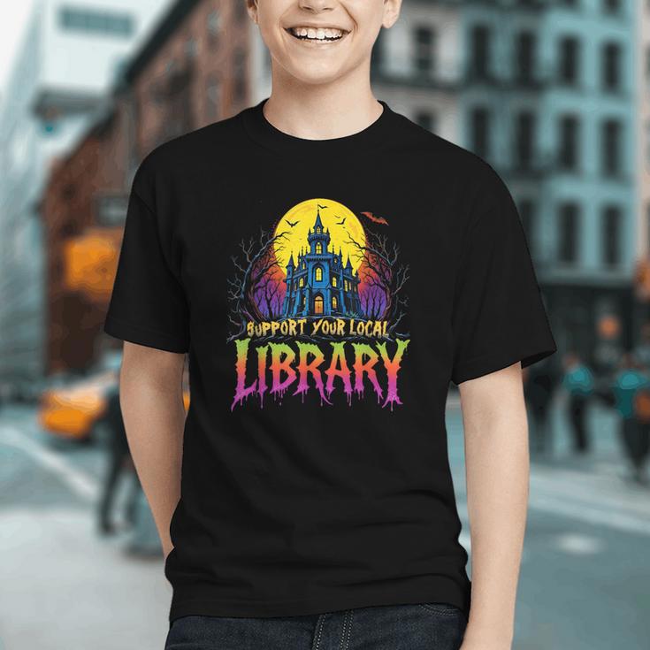 Death Gothic Support Your Local Library Lovers Book Graphic Youth Death Gothic Support Your Local Library Lovers Book Graphic Youth
