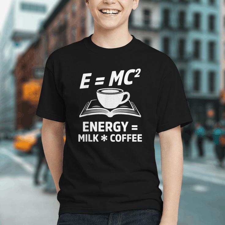 EMC2 Energy Milk x Coffee Science Book Math Lover Graphic Youth