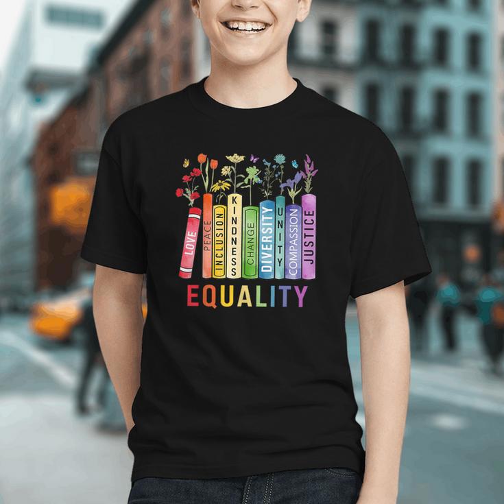 Equality Books Peace Love Compassion LGBT Gay Lesbian Pride Graphic Youth Equality Books Peace Love Compassion LGBT Gay Lesbian Pride Graphic Youth