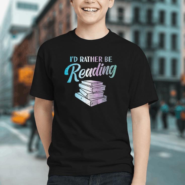 Id Rather Be Reading Book Librarian Men Women Kids Graphic Youth