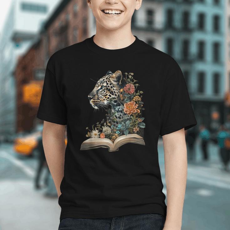 Leopard Book Flower Graphic Youth