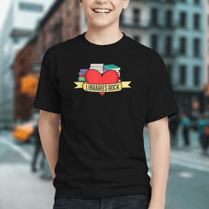 Librarian Library Assistant Libraries Rock Book Lover Graphic Youth