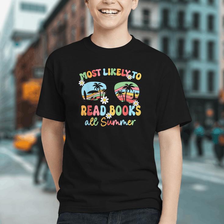 Most Likely To Read Books All Summer Book Lovers Graphic Youth