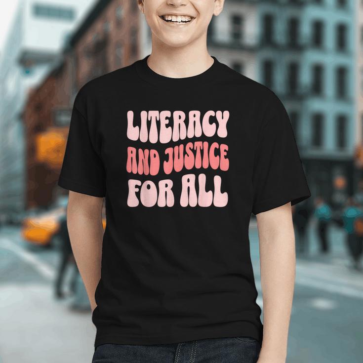 Literacy And Justice For All Book Lover Graphic Youth Literacy And Justice For All Book Lover Graphic Youth