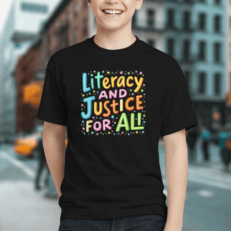 Literacy And Justice For All Protect Banned Books Library Graphic Youth