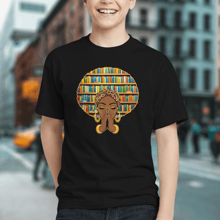 Melanin Afro Women Girl Book Librarian History African Graphic Youth