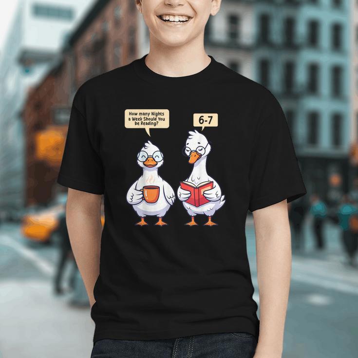 How Many Nights Reading Goose Book Lover Reader Graphic Youth How Many Nights Reading Goose Book Lover Reader Graphic Youth