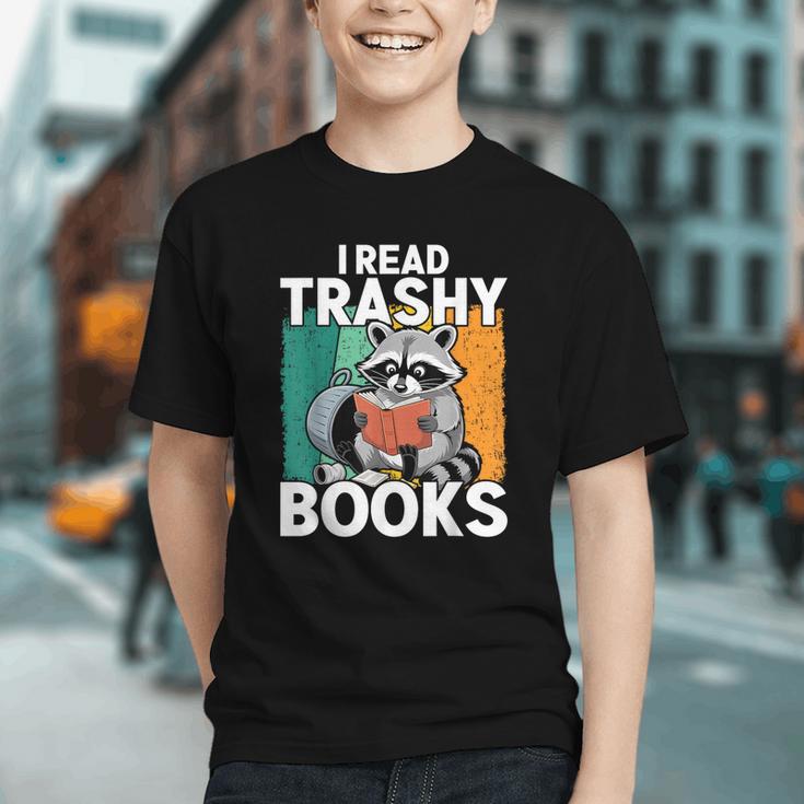 Raccoon Smutty Book Lover Spicy Romance Novels Women's Graphic Youth