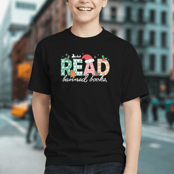 Read Banned Books Christmas Holiday Graphic Youth Read Banned Books Christmas Holiday Graphic Youth