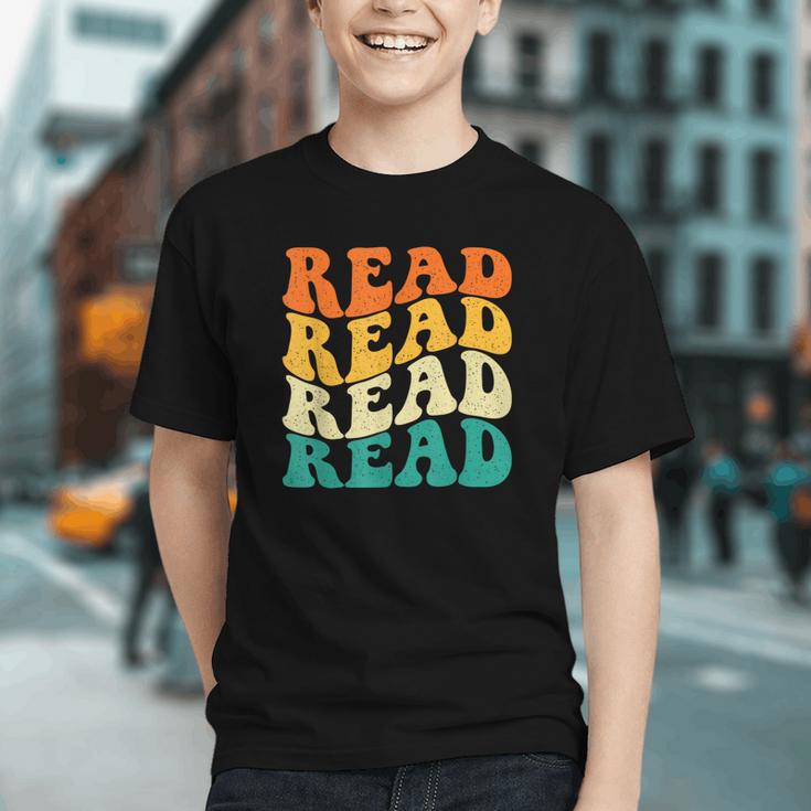 Read Read Read Read Book Lover Reading Bookworm Reader Graphic Youth