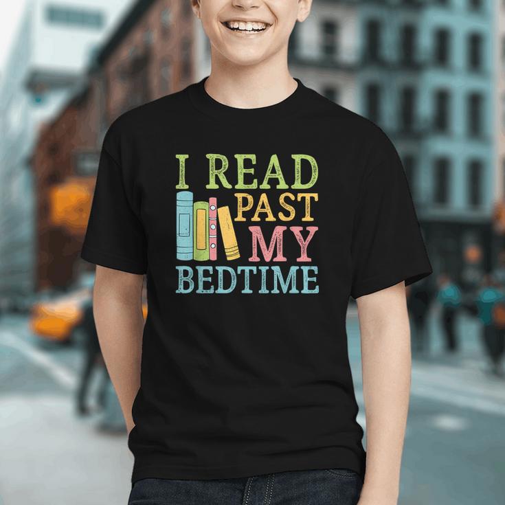 I Read Past My Bedtime Book Quote Humor Graphic Youth