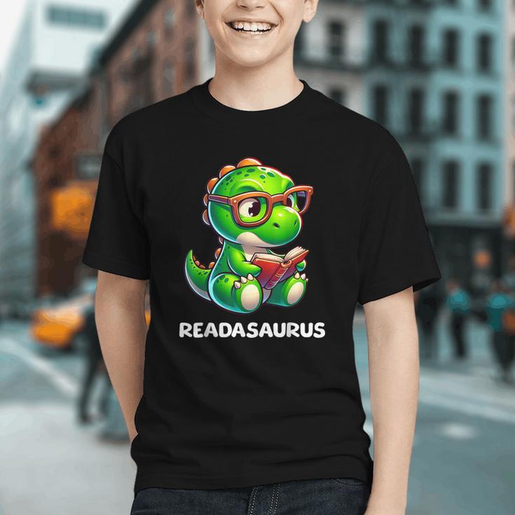 Readasaurus Reading Dinosaur Book Reader Bookworm Graphic Youth
