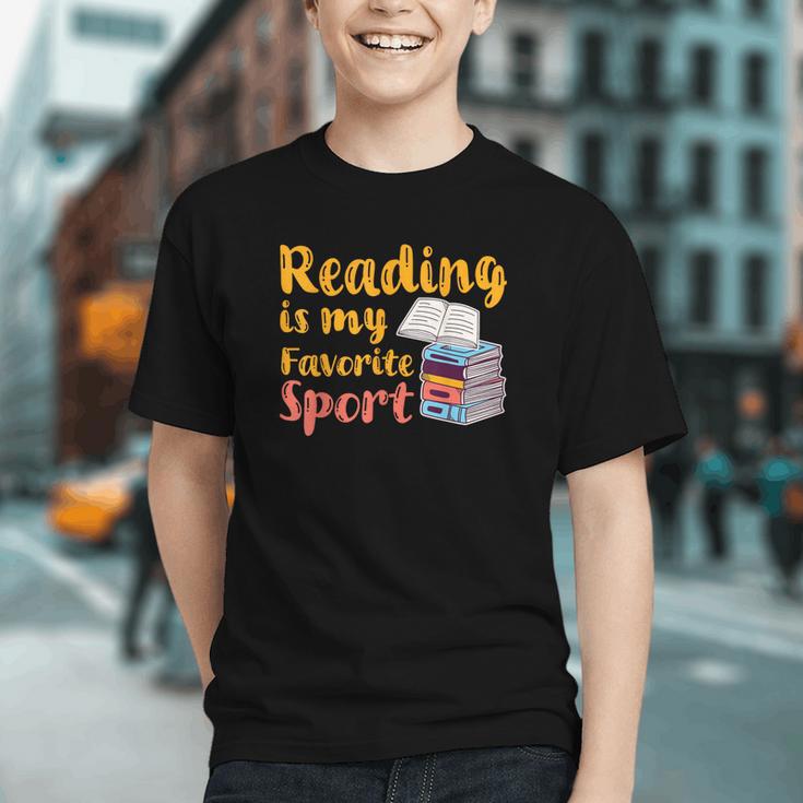 Reading Is My Favorite Sport Book Lovers Graphic Youth