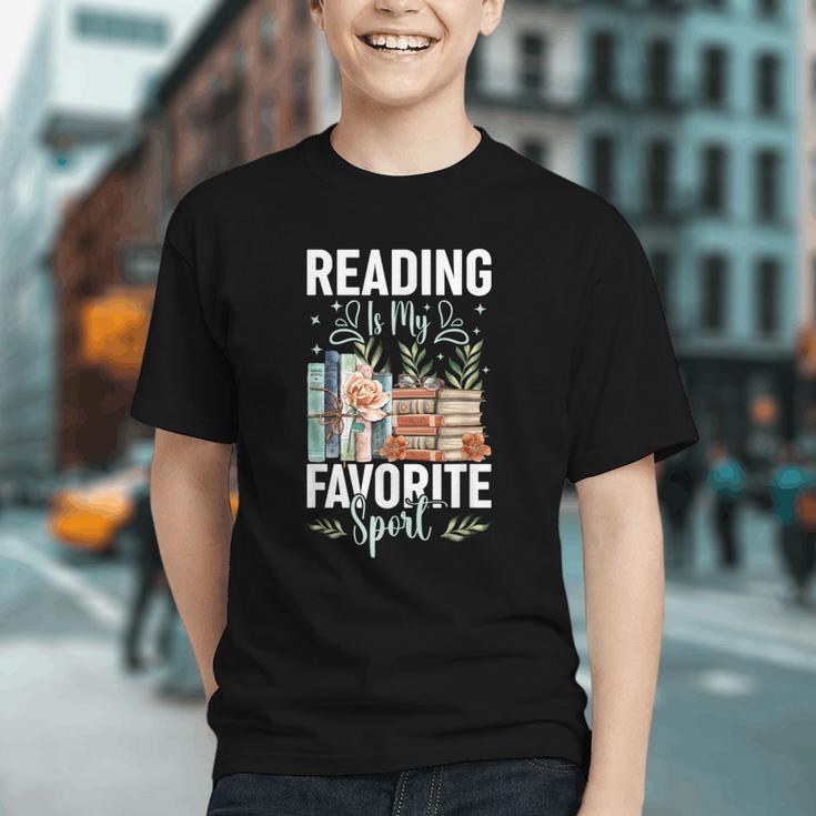 Reading Is My Favorite Sport Bookworm Graphic Youth